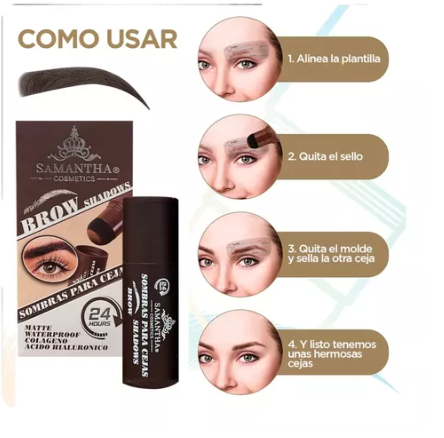 KIT SOMBRA CEJAS 6D